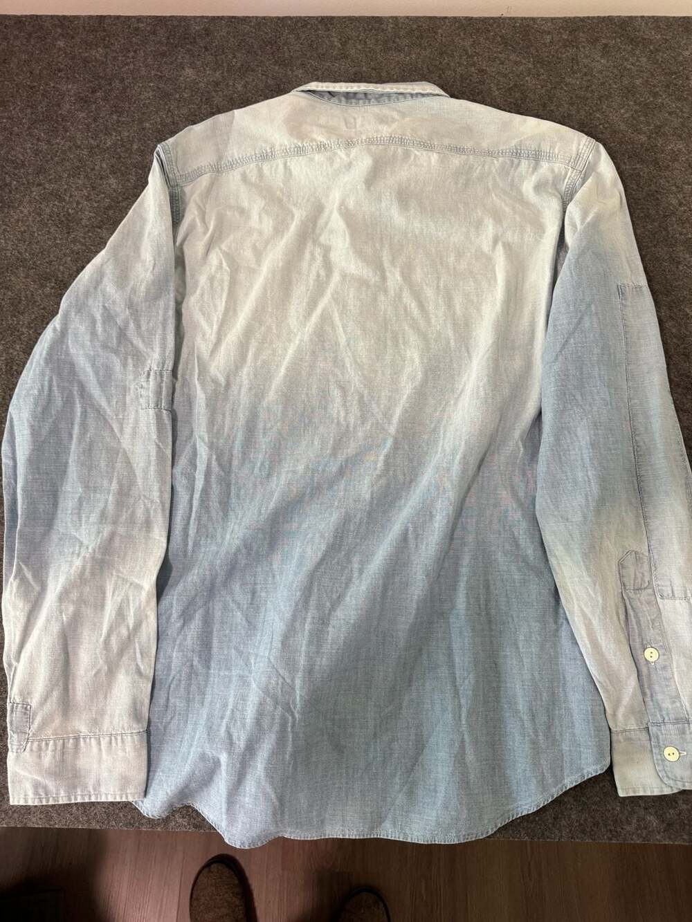 Polo by Ralph Lauren Classic Fit Indigo Ombre Button Down Shirt XL - Picture 4 of 9